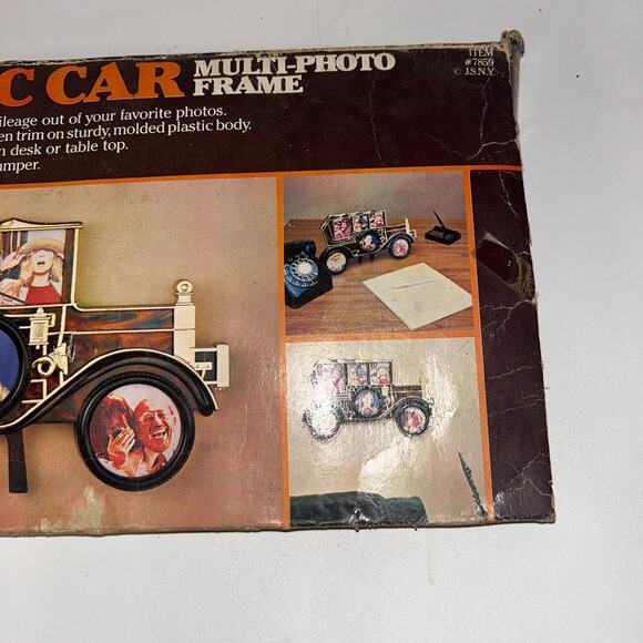NIB Vintage Classic Car Multi-Photo Frame 12.75" #200 - Picture 3 of 6
